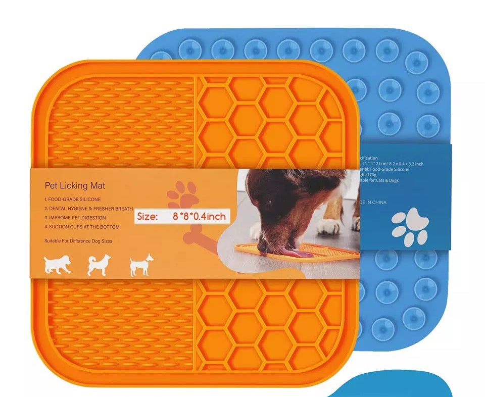 Mat For Dogs Cats Slow Food Bowls New Pet Dog Feeding Food Bowl