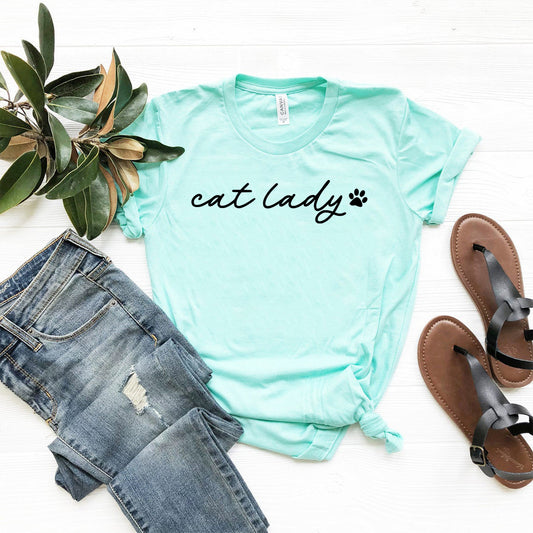 Cat Lady Paw - Cat T-Shirt