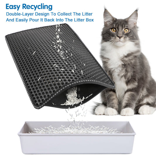 Double Layer Cat Litter Trapping Mat